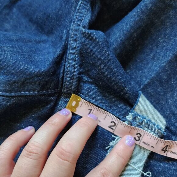 Universal Thread Vintage Midi Jean Shorts Women's Plus Size 20W - Picture 14 of 15